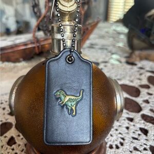 Coach Rexy leather hangtag